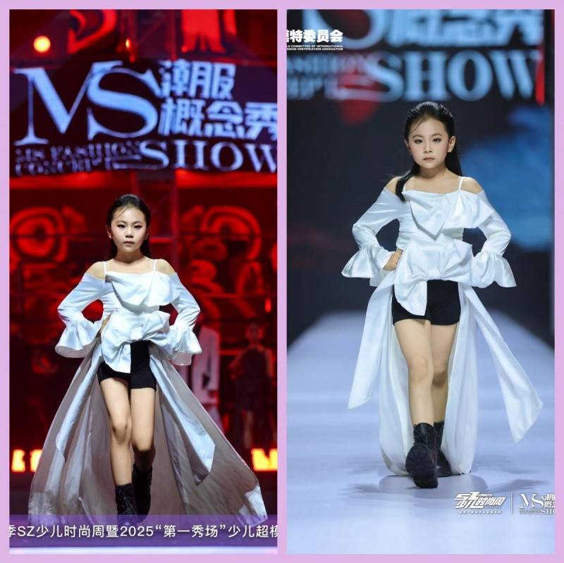 镜头定格潮流锋芒 形象大使孔伊一 IPASZ少儿时尚周舞台高光集锦