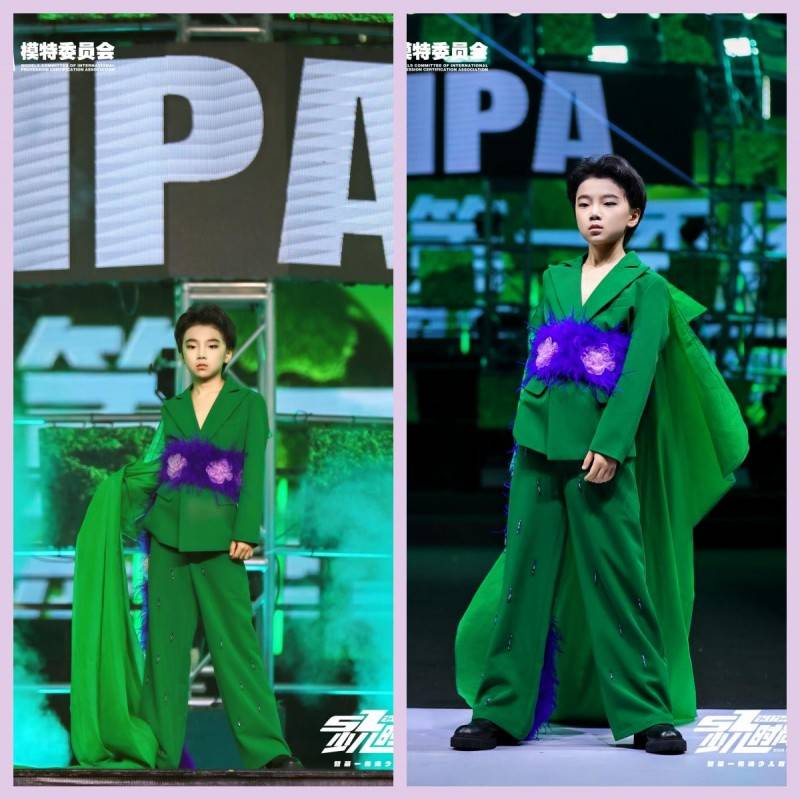 镜头定格潮流锋芒 代言人杨骏颢 IPASZ少儿时尚周舞台高光集锦