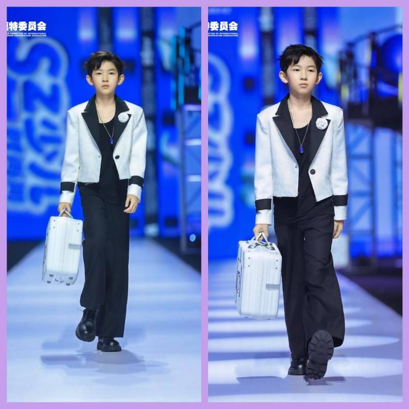 镜头定格潮流锋芒 形象大使李瑞伦 IPASZ少儿时尚周舞台高光集锦