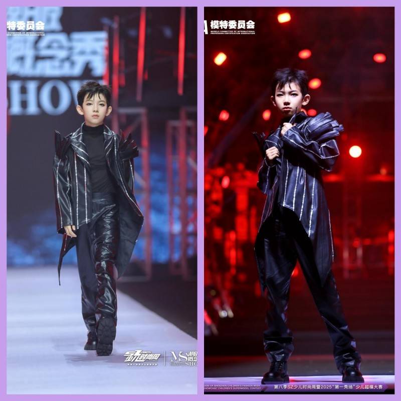 镜头定格潮流锋芒 形象大使李瑞伦 IPASZ少儿时尚周舞台高光集锦