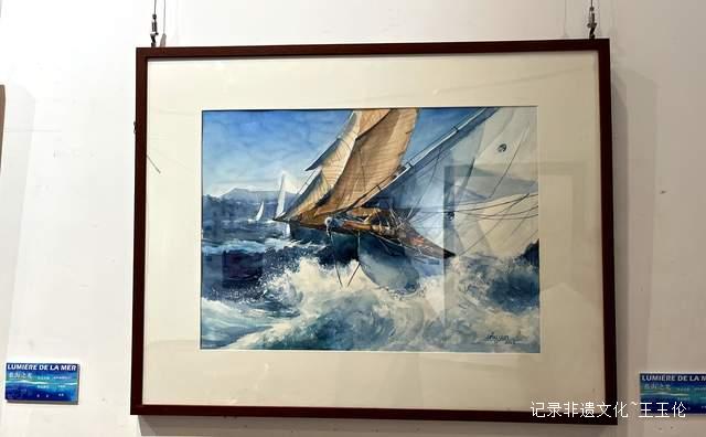 烟台艺术圈大事记!中法文化交流画展今日隆重开幕