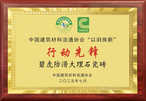 全场大满贯 碧虎蝉联五届中国瓷砖防滑王，实力与地位的巅峰见证