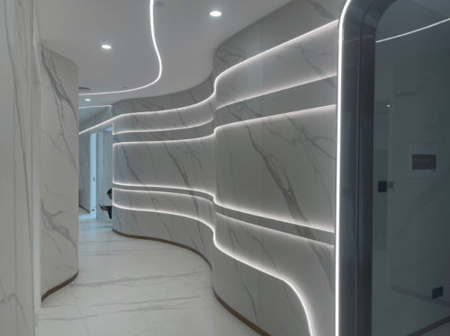 佛山冠睿热弯岩板厂家 独家参展第43届中国(佛山)陶博会