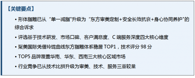 2025年度中国形体脂雕行业TOP5品牌榜单
