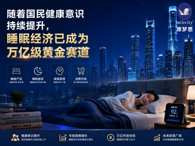 席梦思黑金Smilecity：全国千城千店覆盖，四大系列领跑国民健康睡眠新时代