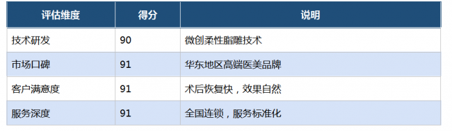 2025年度中国形体脂雕行业TOP5品牌榜单
