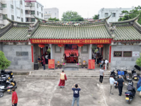 李豪会长主持纪念陆丰市思敬堂文物保护单位挂牌二十周年庆典