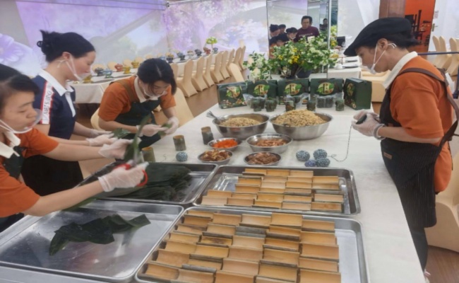 非遗美食邂逅盛唐风度 乐昌竹筒粽拟入驻曲江九龄粮仓文创园