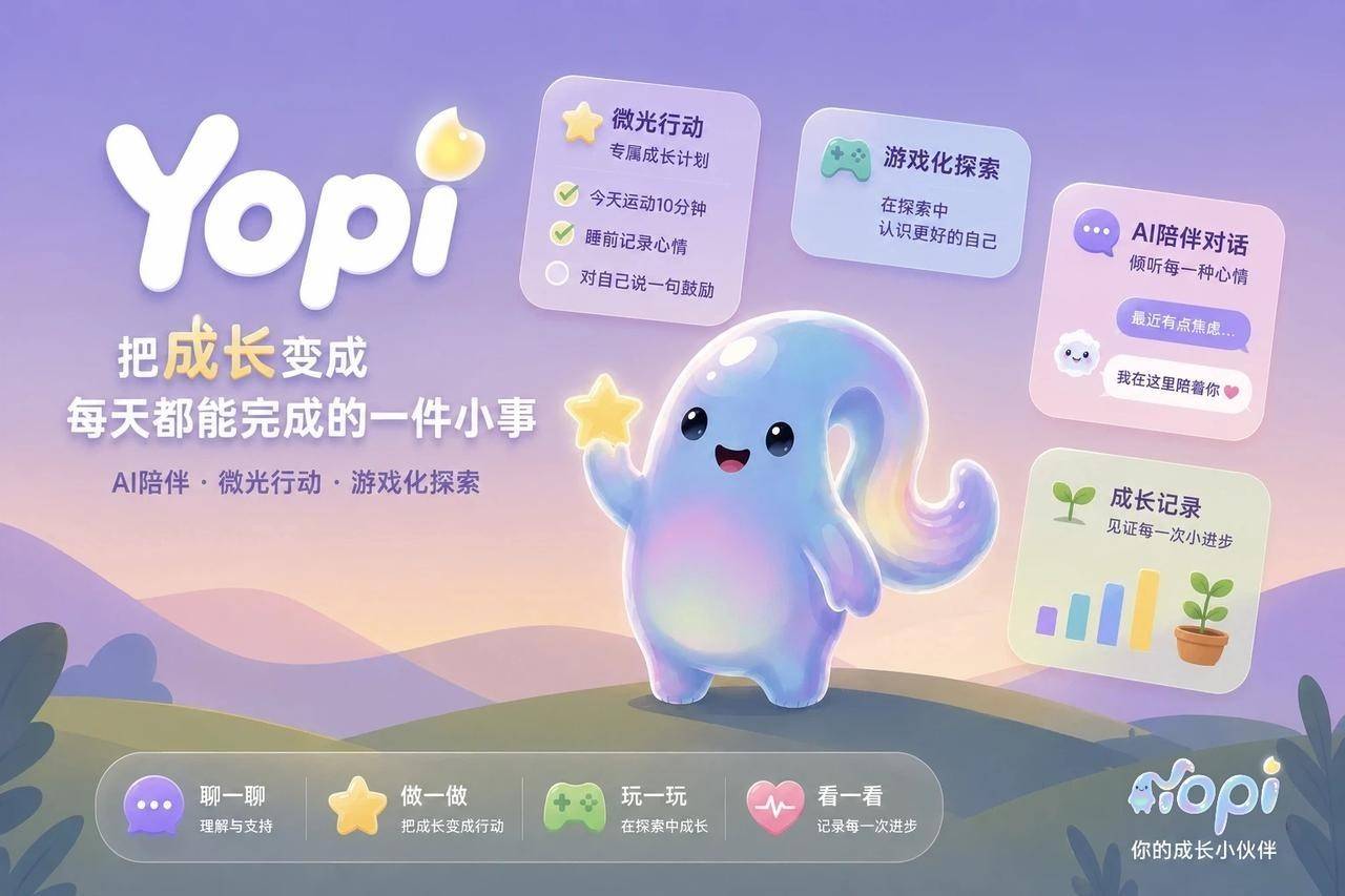 品牌战略升级：心旅奇遇正式更名 Yopi，锚定情绪经济重塑 AI 心理陪伴新标杆