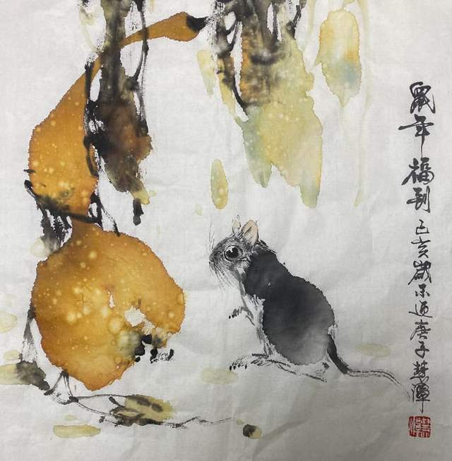 以百草生机绘时代新长征,李历受邀参展,展现艺术新风采