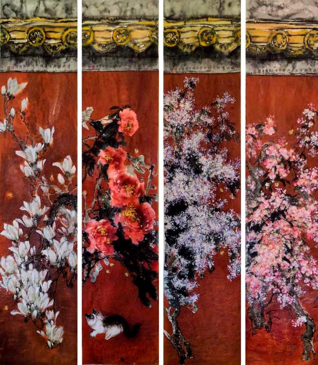 以百草生机绘时代新长征,李历受邀参展,展现艺术新风采