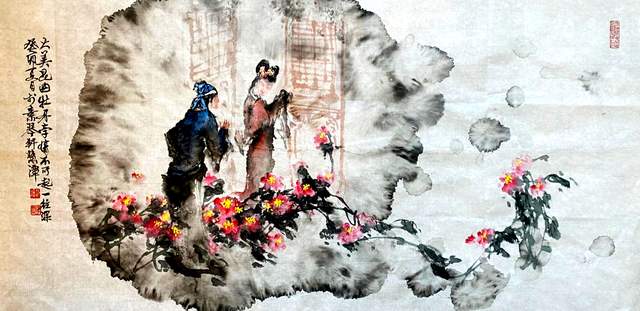 以百草生机绘时代新长征,李历受邀参展,展现艺术新风采