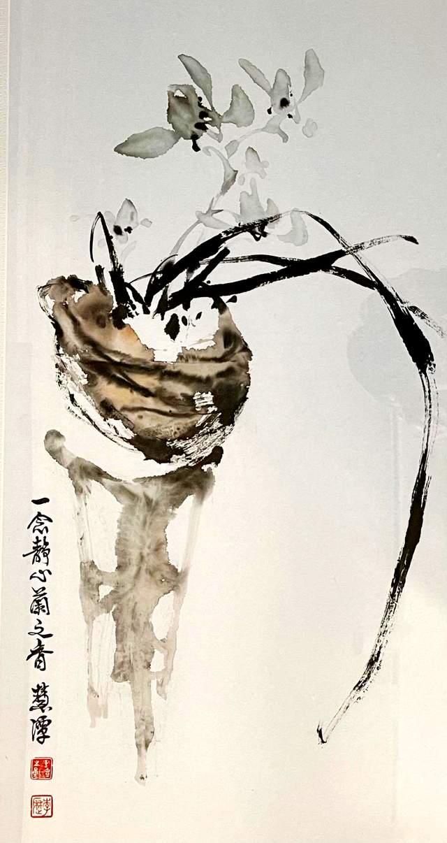 以百草生机绘时代新长征,李历受邀参展,展现艺术新风采