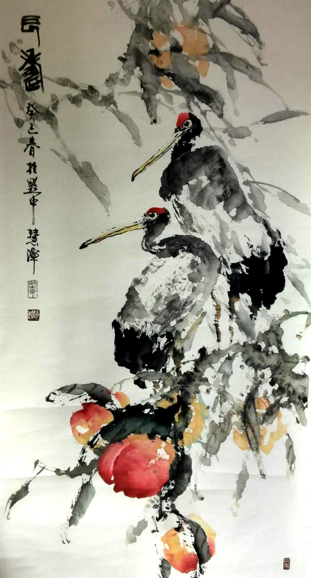 以百草生机绘时代新长征,李历受邀参展,展现艺术新风采