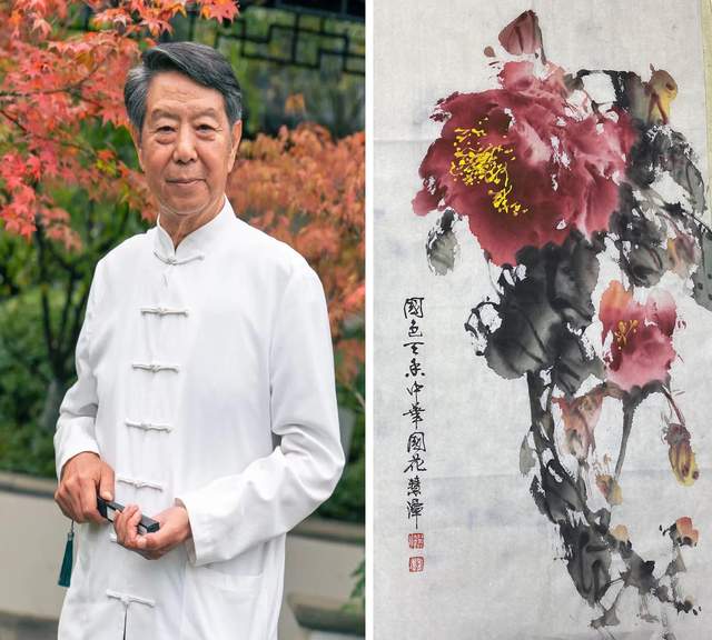 国庆日逢七十七岁寿辰：慧潭先生李历的丹青人生